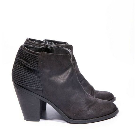 ❄️Carlos Santana Everett Black Ankle Cowgirl Boots11 - Picture 1 of 10
